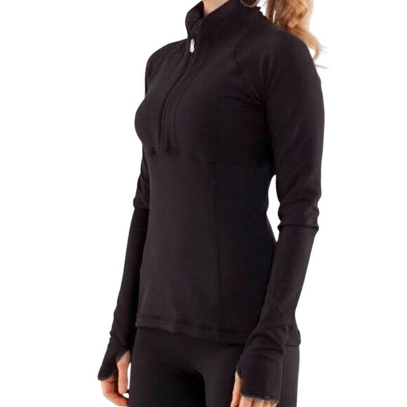 LULULEMON ATHLETICA Switch Back 'Reversible' 1/2 Zip Jacket Size 4 - Picture 1 of 5